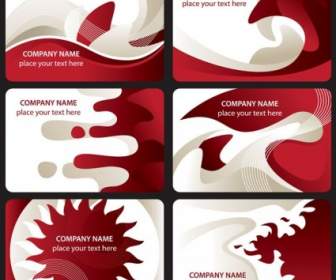 Red And White Card Background Vector