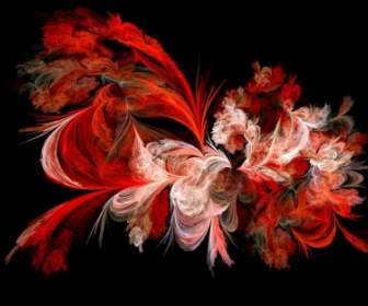 Red And White Fractal