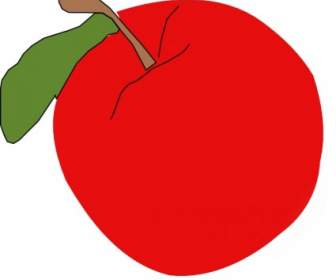 Roter Apfel-ClipArt