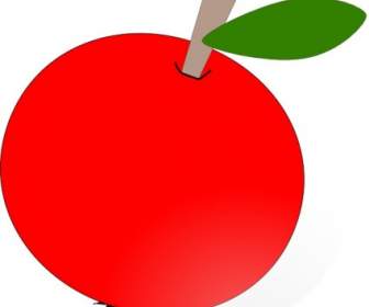Roter Apfel-ClipArt