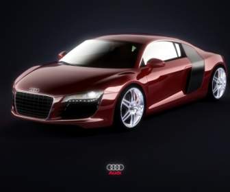Voitures D'audi Rouge Audi R8 Wallpaper