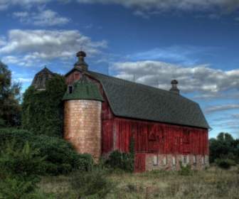 Red Barn Wallpaper Miscellaneous Other