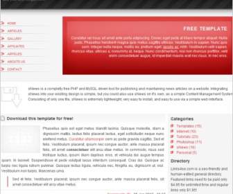 Red Business Template