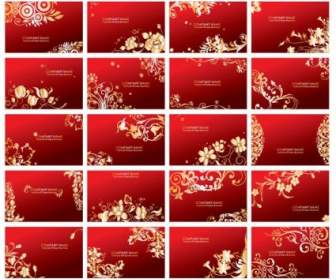 Red Card Pattern Vector