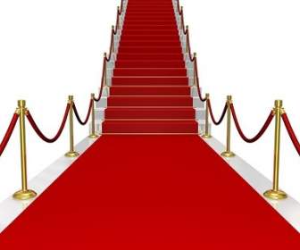 紅地毯上樓梯精美圖片