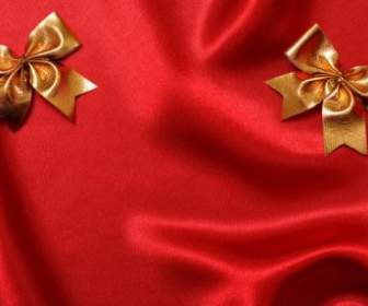 Red Cloth With Gold Bow Definition Picture