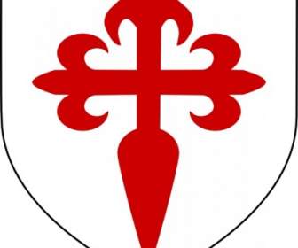 ClipArt Croce Decorativo Rosso