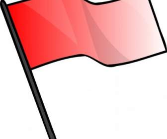 Bandeira Vermelha Clip-art