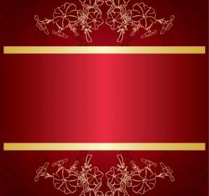 Red Gorgeous Background Vector