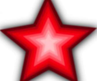 Clipart étoiles Dégradé Rouge