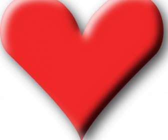Red Heart Valentine Clip Art
