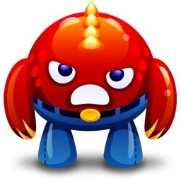 Red Monster Angry