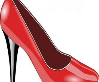 Red Patent Leather Shoe Clip Art