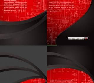 Red Plate Background Vector