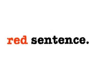 紅色的句子