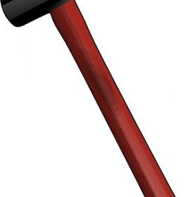 Màu đỏ Sledgehammer Clip Nghệ Thuật