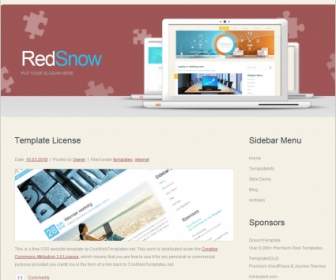 Red Snow Template
