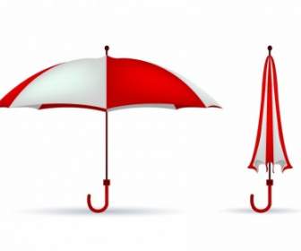 Redwhite 컬러 우산