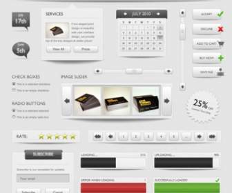 Refined And Practical Web Elements Psd Layered