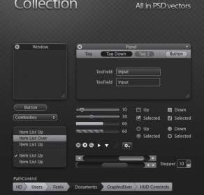 Refined And Practical Web Elements Psd Layered