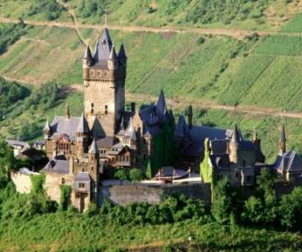 Mundo De Alemania De Fondo De Pantalla De Castillo De Reichsburg