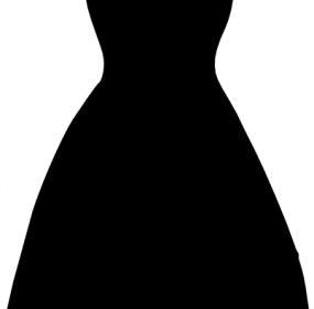 Retro Sukienka Clipart