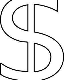 ريكفانديرزويت علامة الدولار قصاصة فنية