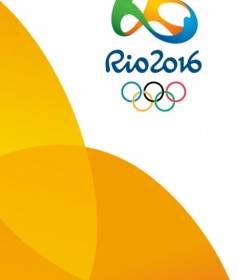 Rio De Janeiro Olympisches Logo Mit Dem Olympischen Angebot-Logo Die Offizielle Hd Bilder Und Videos