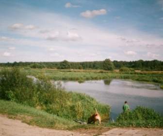 Fluss In Der Nähe Von Lublin