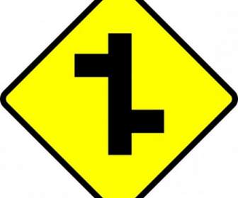 Carretera Signo Cruce Clip Art
