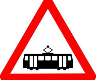 Road Signs Tram Clip Art