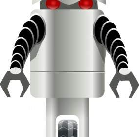Robot Carrying Things Clip Art