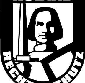 羅蘭 Rechtsschutz 徽標