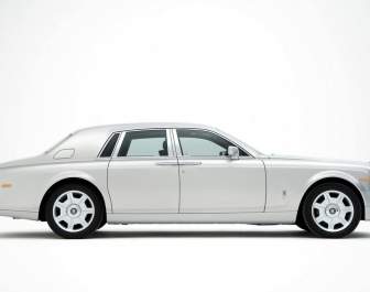 Rolls Royce Phantom Silberne Seite Tapete Rolls-Royce Autos