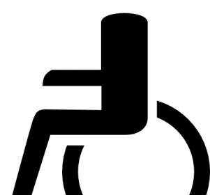 Rollstuhl Aus Zusatzzeichen Clip Arte