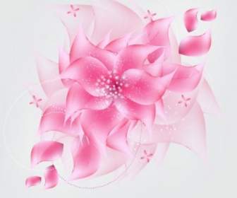 Romantic Flower Background Vector