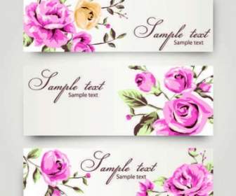 Romantic Rose Pattern Vector Background