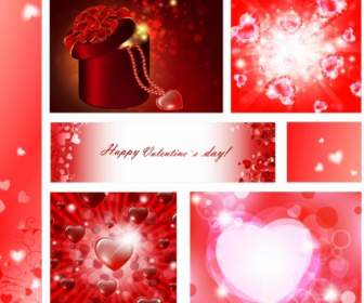 Romantis Valentine39s Hari Vektor