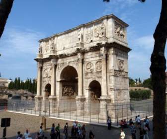Roma Italia Arch Of Constantine