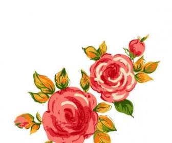 Vecteur De Bouquet Rose