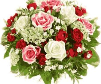 Rose Bouquet Vector