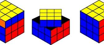 Rubik 立方體求解的剪貼畫