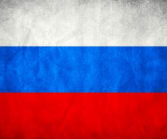 러시아 지저분한 플래그 벽지 러시아 세계