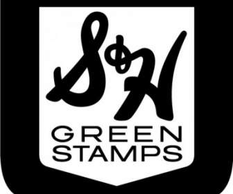 S H Verde Carimba Logotipo