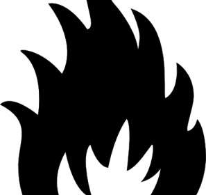 Sabathius Fuego Prediseñadas Símbolo De Advertencia