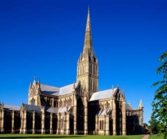 Mundial De Inglaterra De Papel Pintado De La Catedral De Salisbury