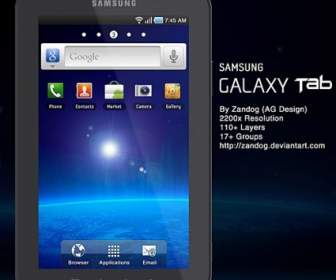 Samsung Galaxy Tab P1000 Psd