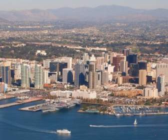 San Diego California Aerial View