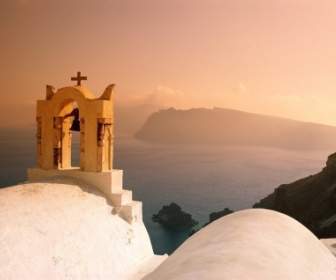 Mondo Di Grecia Santorini Per Il Desktop