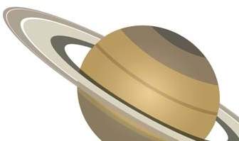 Vetor De Saturno